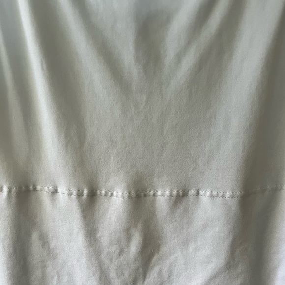 Flexes smoothing shape-wear tank top in 2XL. Cream color, adjustable straps. - Picture 2 of 6